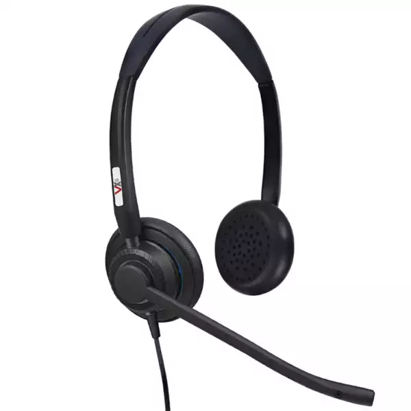 VoiceXpert VXH-700DQ — Проводная QD-гарнитура (QD-Plantronics, 2 динамика), аналог Plantronics EncorePro HW520